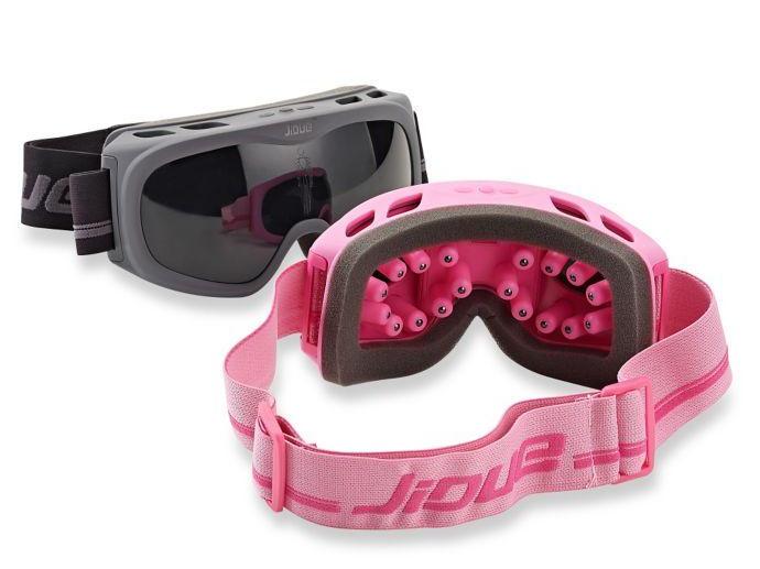 Jidue Eye Massager for Relaxation & Stress Relief - Rechargeable Heated Eye Mask with Bluetooth Music - Perfect for Travel, Office & Home Use