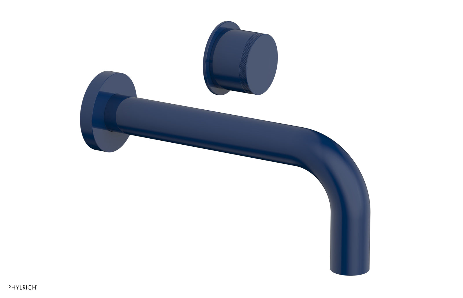 Basic II Single Handle Wall Lavatory Faucet Set with Knurled Handle - 230 18 - Perfect for Bathroom Sink, Powder Room, and Guest Bath Installation
