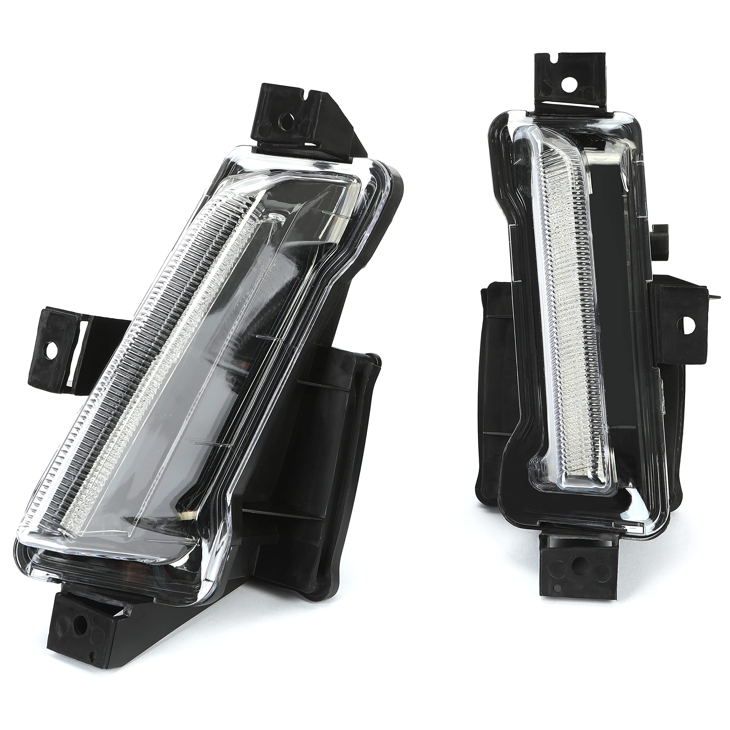 HECASA LED Fog Lights DRL for 2016-2022 Chevy Camaro ZL1 | Replacement for GM2562109 GM2563109 | Clear Lens Black Housing | No Turn Signal | Perfect for Night Driving & Off-Road Adventures
