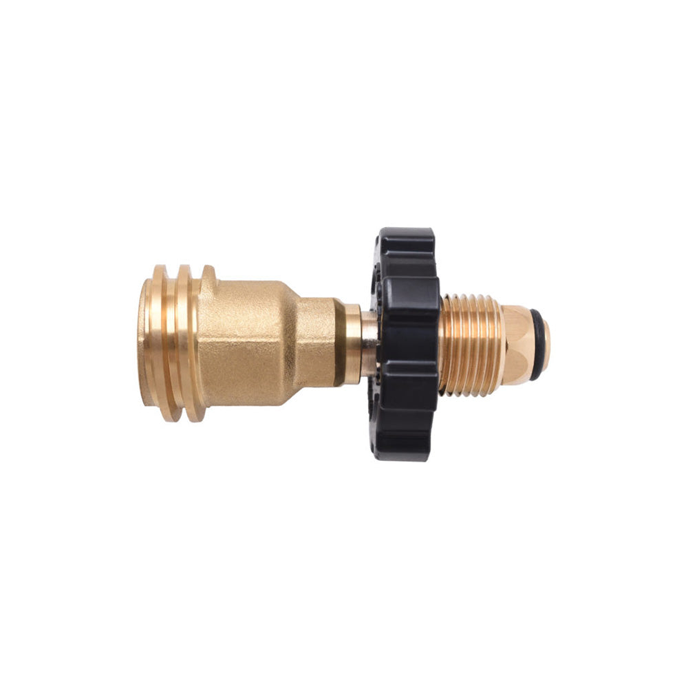 Flame King POL01JT002 Propane Tank Adapter - POL to QCC1 Conversion Fitting for Gas Grills, Heaters & Camping Stoves - Perfect for Outdoor Cooking & RV Use