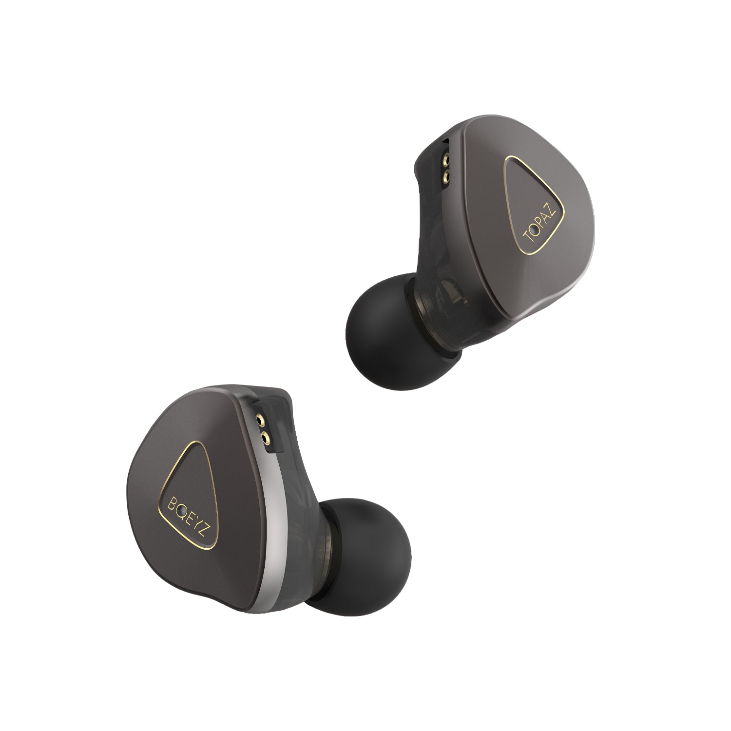 BQEYZ Topaz In-Ear Monitor with Dynamic & Piezoelectric Drivers - High-Fidelity Earphones for Audiophiles, Musicians & Studio Recording