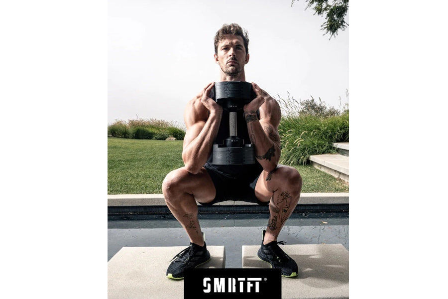 NÜOBELL 80lb Adjustable Dumbbells Set - Tactical Weight Dumbbells for Home Gym, Strength Training & CrossFit Workouts - Perfect for Small Spaces & Full-Body Exercises