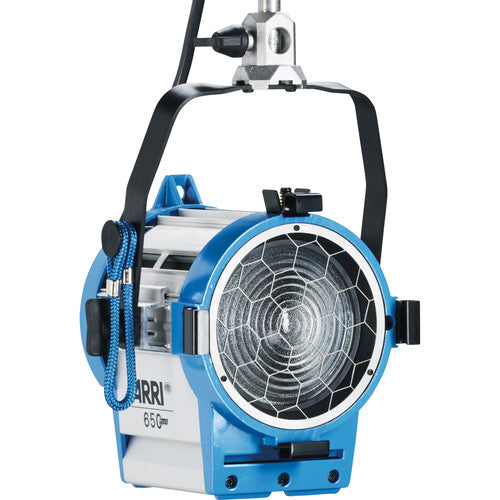 ARRI 650W Plus Tungsten Fresnel Light - 120V/240V Dual Voltage Studio Lighting for Film & Video Production - Perfect for Professional Cinematography and Photography Sets
