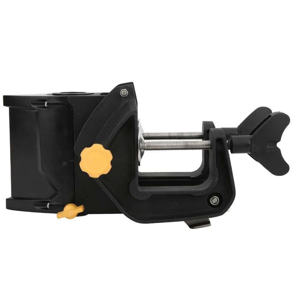 **Black Outboard Motor Bracket - Heavy Duty Electric Thruster Mount for Boats & Kayaks - Perfect for Marine Engine Auxiliary Support & Water Sports**