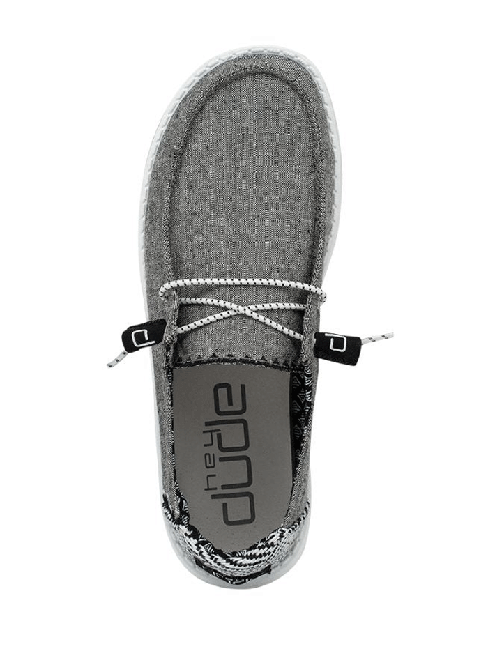 Hey Dude Youth Wendy Shoes - Comfortable Casual Sneakers for Boys & Girls | Breathable Fabric & Lightweight Design | Perfect for School, Playdates & Everyday Wear