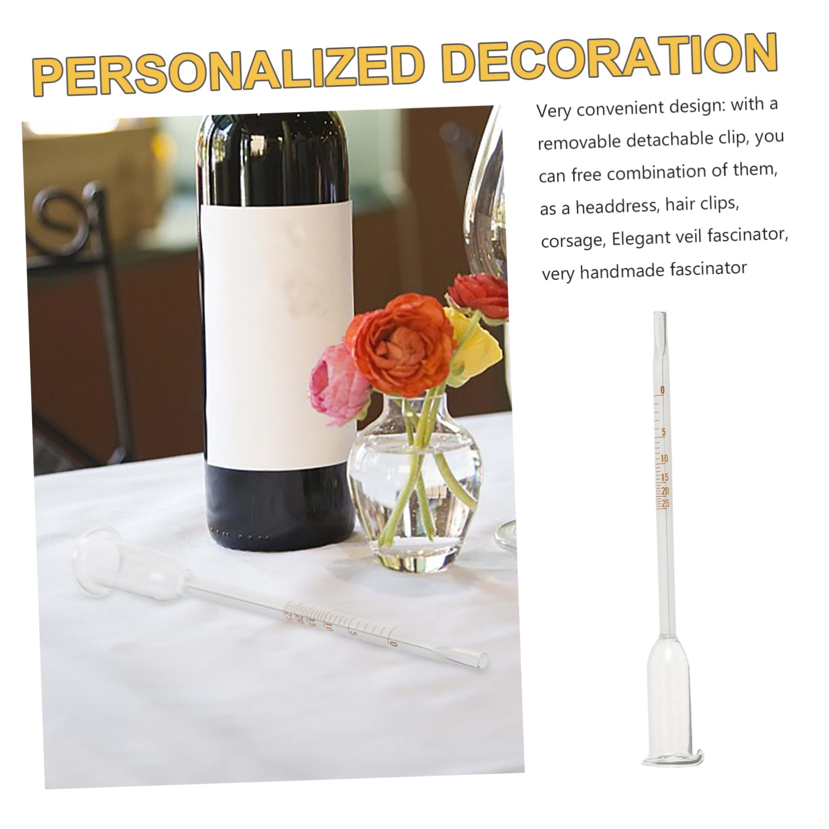Vinometer Wine Alcohol Tester - High Precision Alcoholmeter for Measuring Wine Alcohol Percentage | Perfect for Home Brewing, Winemaking & Distilling