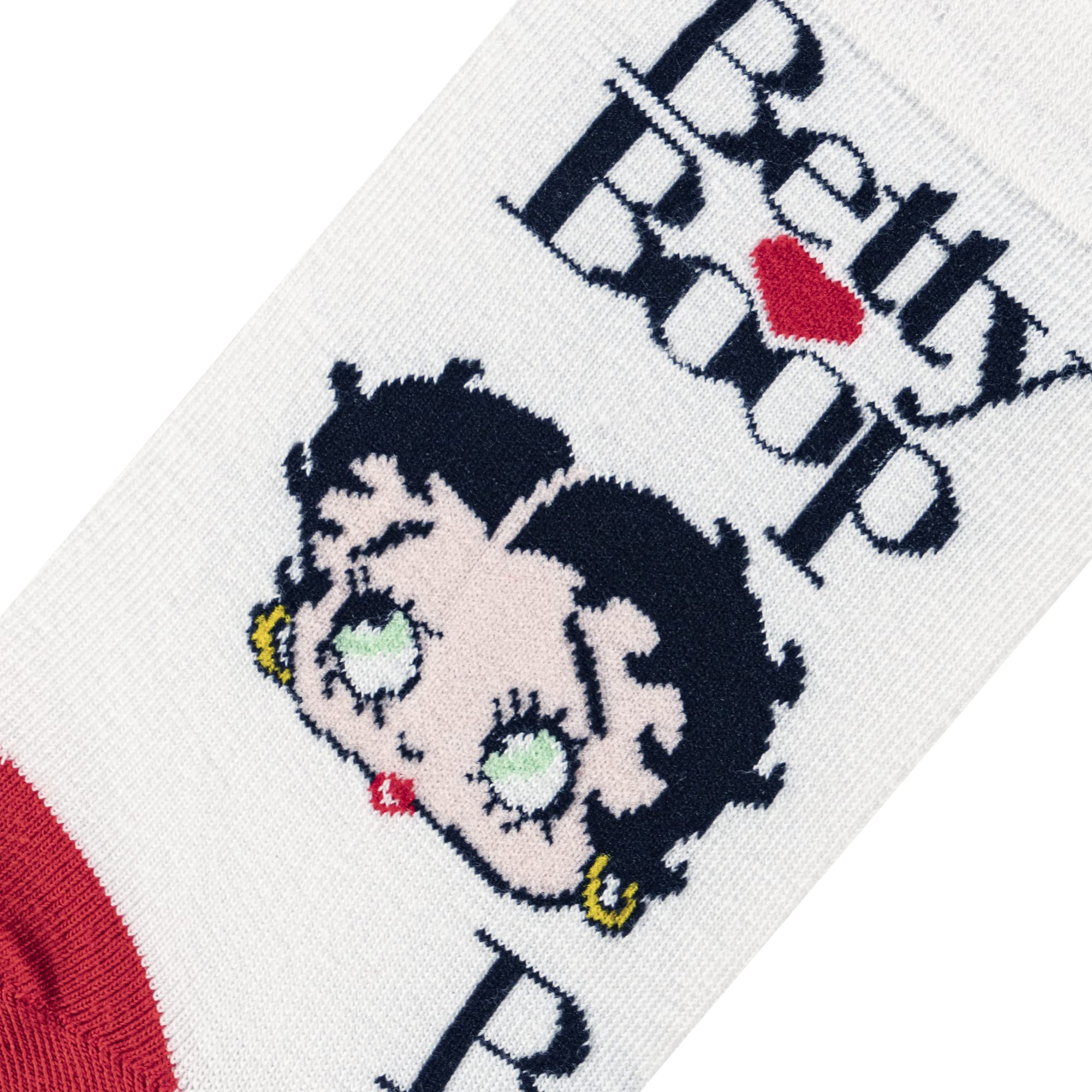 Betty Boop Novelty Crew Socks for Women - Fun Printed Crazy Socks - Perfect for Cosplay, Gifts & Everyday Fashion