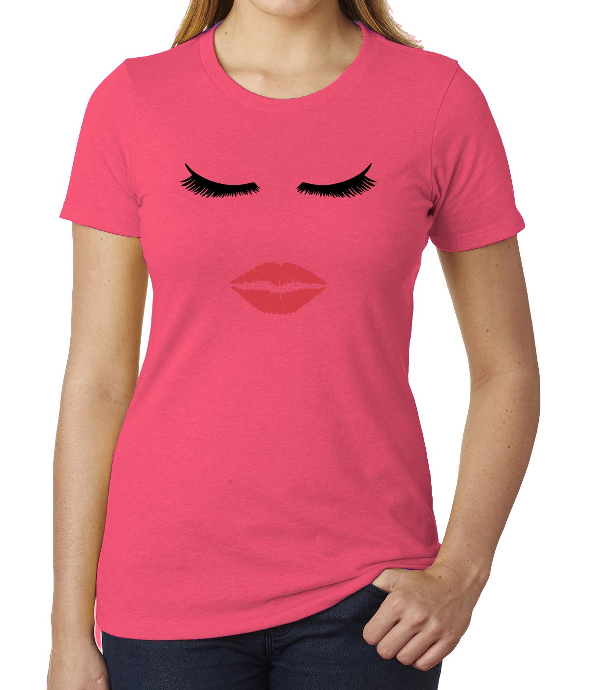 Cool Feminist T-Shirts for Women - Mato & Hash Lips & Lashes Graphic Tees - Perfect for Casual Wear, Street Style & Empowerment Outfits
