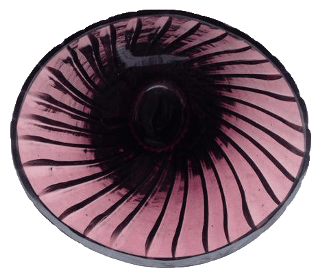 Cyclone Glass Plum - Premium Glass Smoking Pipe for Smooth Hits | Perfect for Home Use, Travel & Gifting