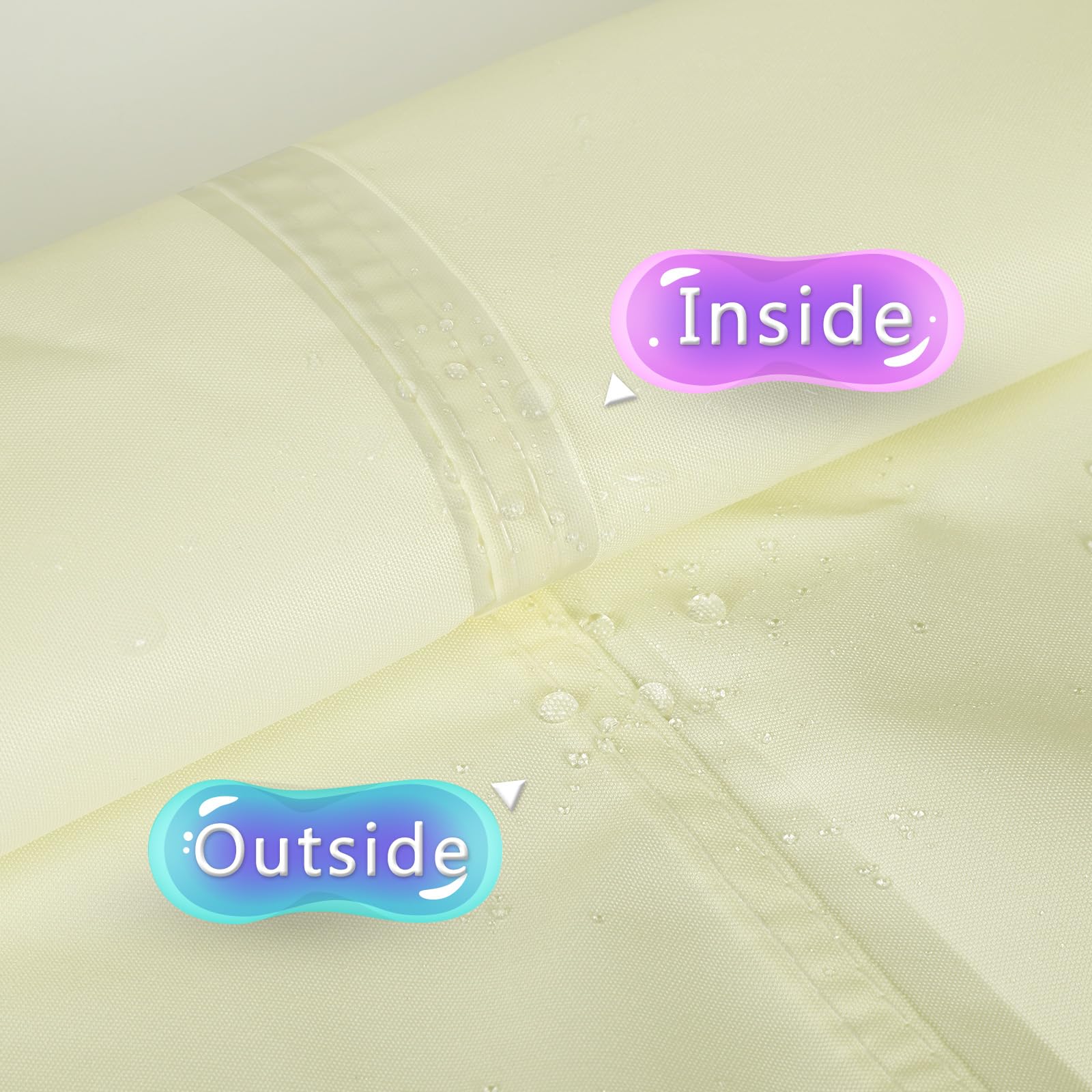 10' x 10' Waterproof UV Block Sun Shade Sail - Square Outdoor Canopy for Pergola, Carport, Patio, Backyard and Garden Activities | Milk White Shade Cloth for Sun Protection