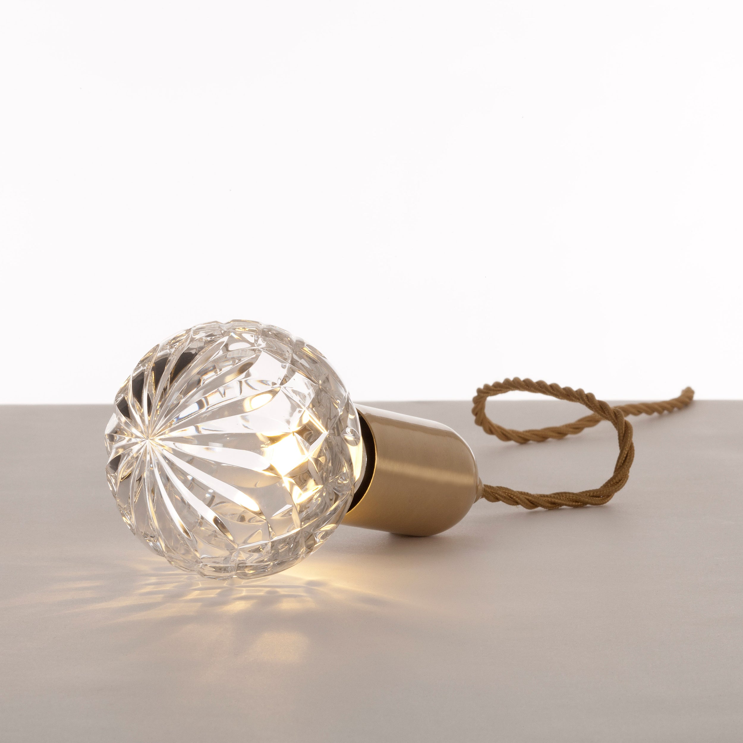 Crystal Bulb Pendant Light - Elegant Glass Ceiling Lighting Fixture for Dining Room, Kitchen Island & Bedroom Decor
