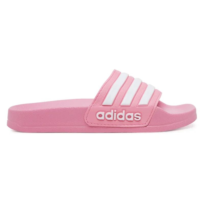 Adidas Girls Adilette Shower Sandals - Comfortable Kids Slide Sandals for Pool, Beach & Home Use - Lightweight Water Shoes for Girls