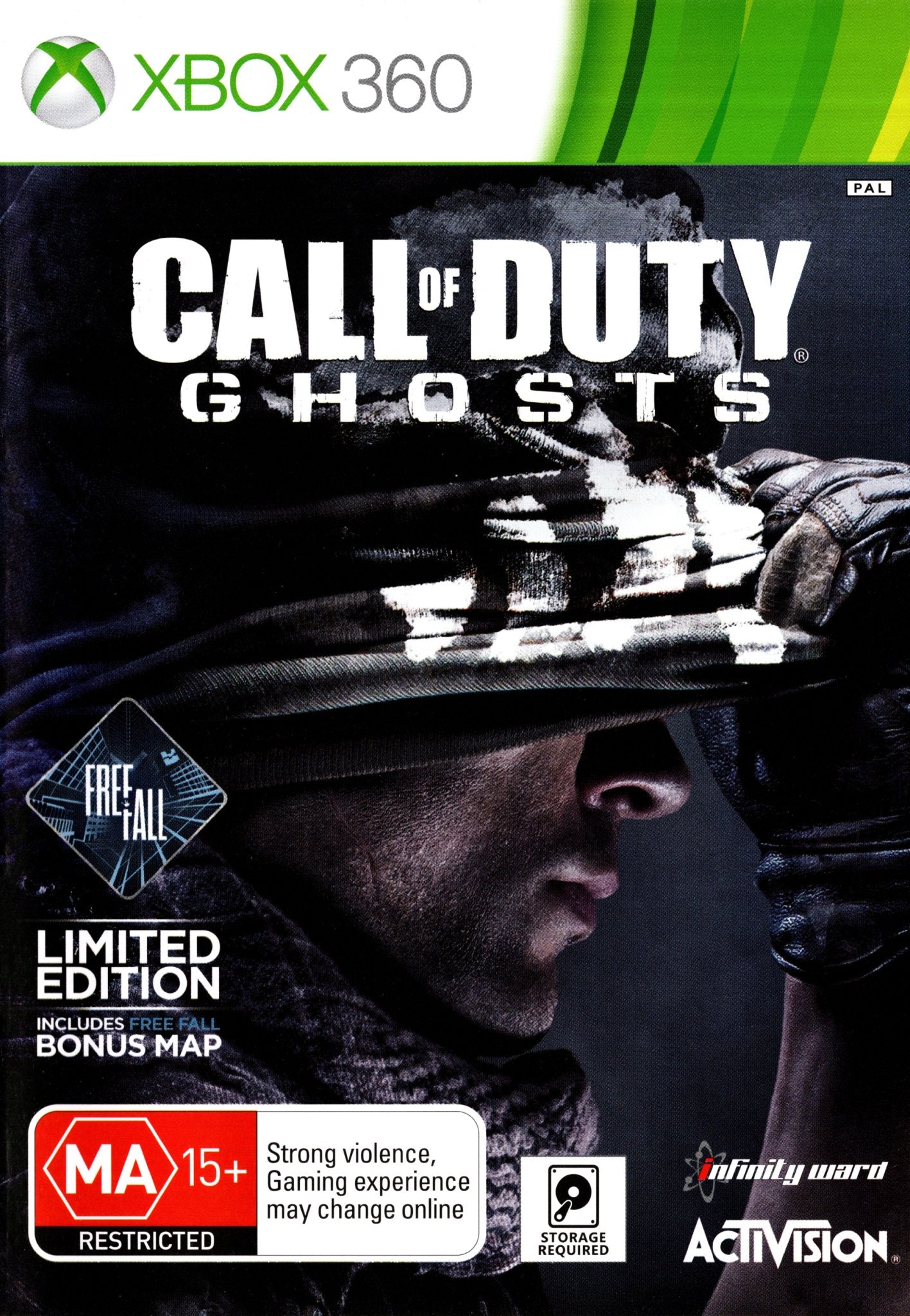 Call of Duty: Ghosts - Xbox 360 Video Game (PAL Version) | First-Person Shooter Action | Perfect for Multiplayer Gaming & Competitive Play