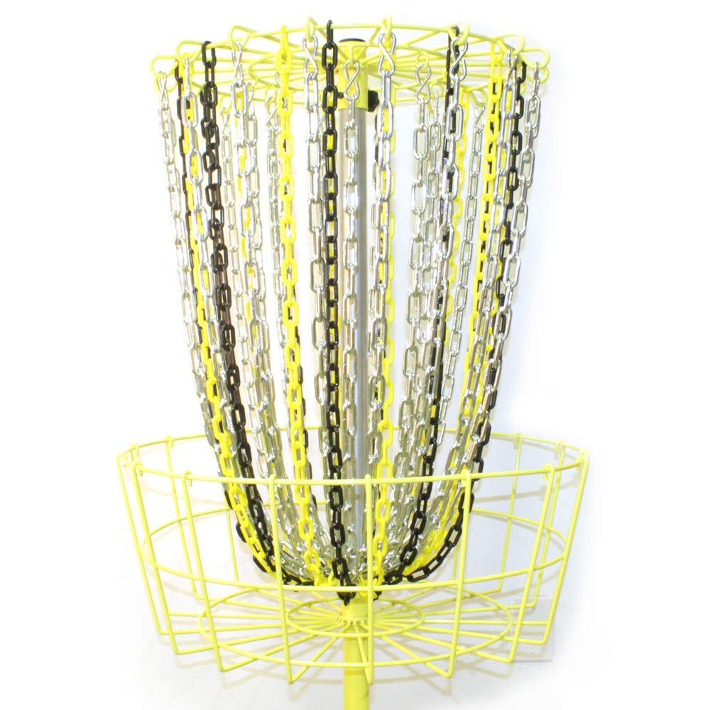 Disc Golf Basket Chain - Durable Plastic Frisbee Golf Basket Chain, Lightweight & Highly Visible Disc Golf Target Accessory (28 Inches) - Perfect for Backyard Practice & Tournament Play