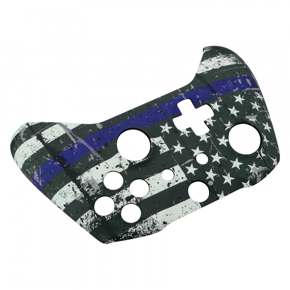 eXtremeRate Soft Touch Front Housing Shell Replacement for Xbox One X & S Controller - Custom Pattern Design | Enhanced Grip & Comfort for Gaming, Streaming & Long Play Sessions