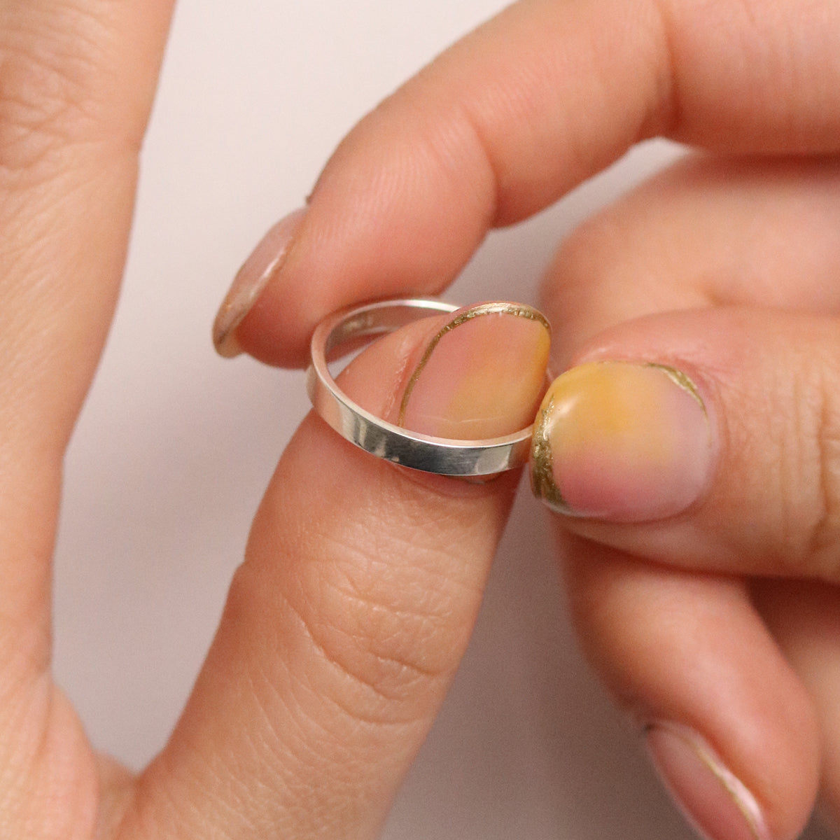 Bold Square Plain Band Ring - Minimalist Stainless Steel Wedding Ring for Men & Women - Perfect for Everyday Wear, Engagements & Anniversaries