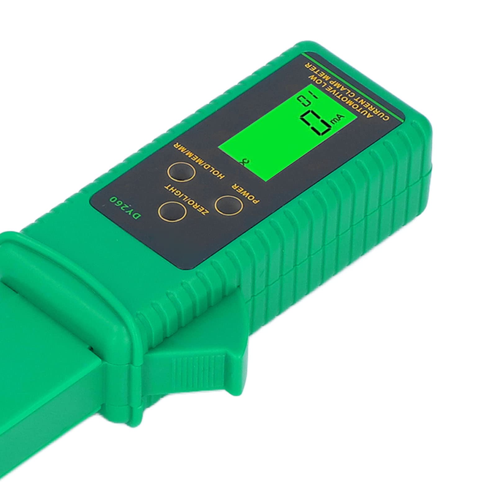 Portable AC/DC Current Clamp Meter 0mA-60A - Automotive Leakage Tester with Anti-Interference for Car Electrical Diagnostics | Perfect for Mechanics & DIY Auto Repairs