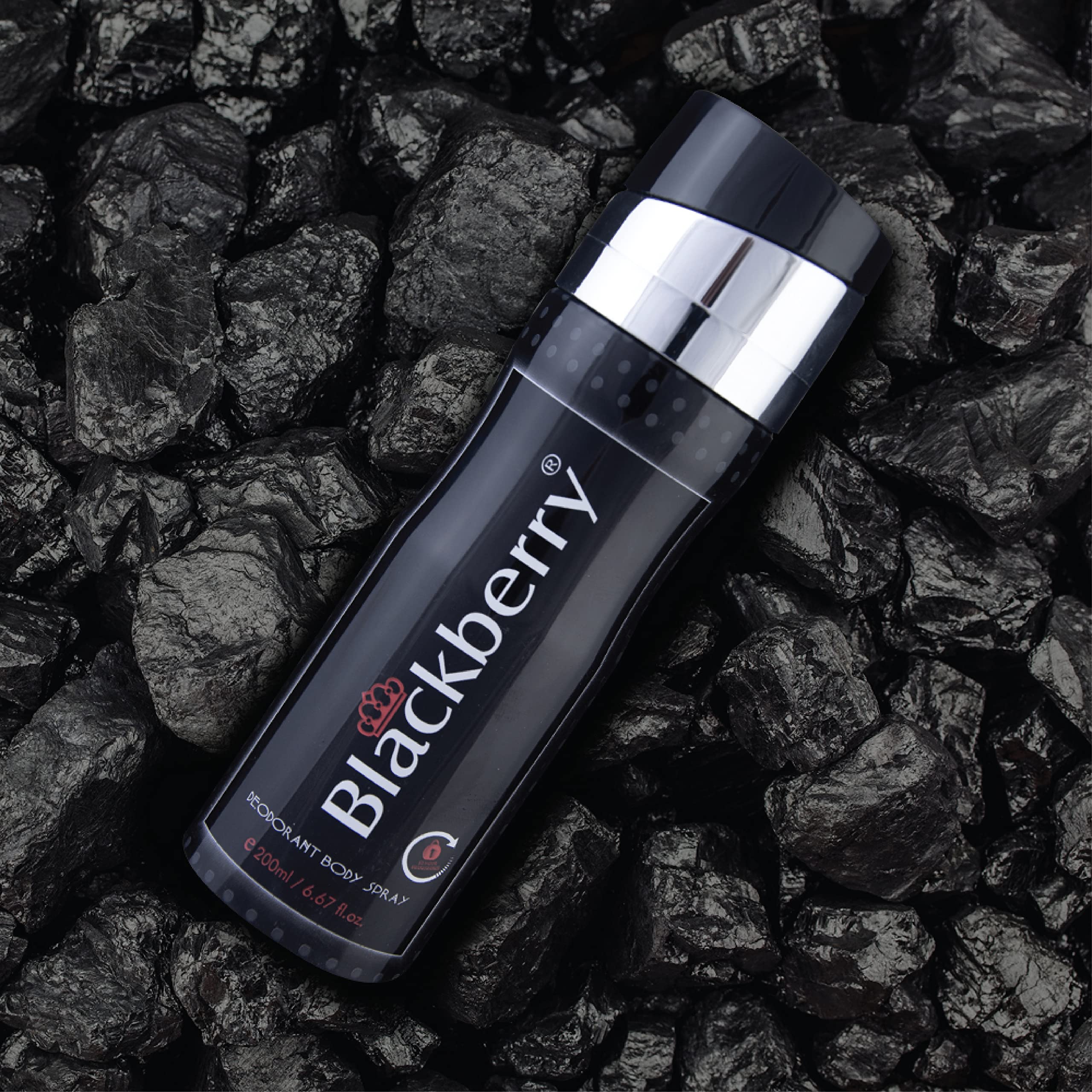 Blackberry Scented Deodorant Body Spray for Men - 200ml Long-Lasting Freshness (Pack of 3) | Gym, Work & Daily Use