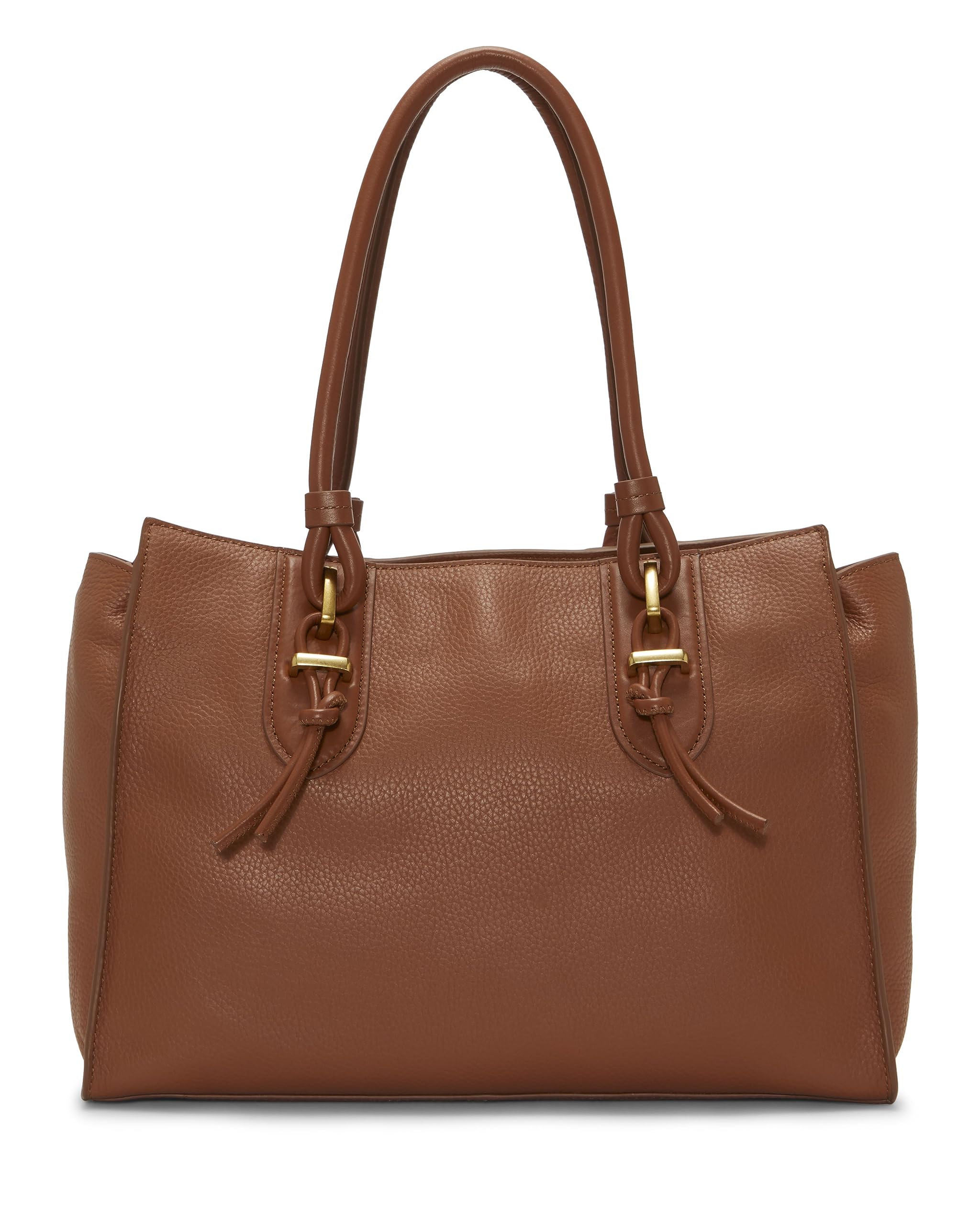 Vince Camuto Maecy Tote Bag in Warm Caramel - Stylish Leather Handbag for Women, Perfect for Work, Travel & Everyday Use