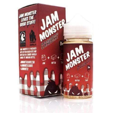 Strawberry Jam Monster E-Liquid 100mL - Premium Vape Juice for Sub-Ohm Tanks & Pod Systems | Sweet Fruity Flavor for All-Day Vaping