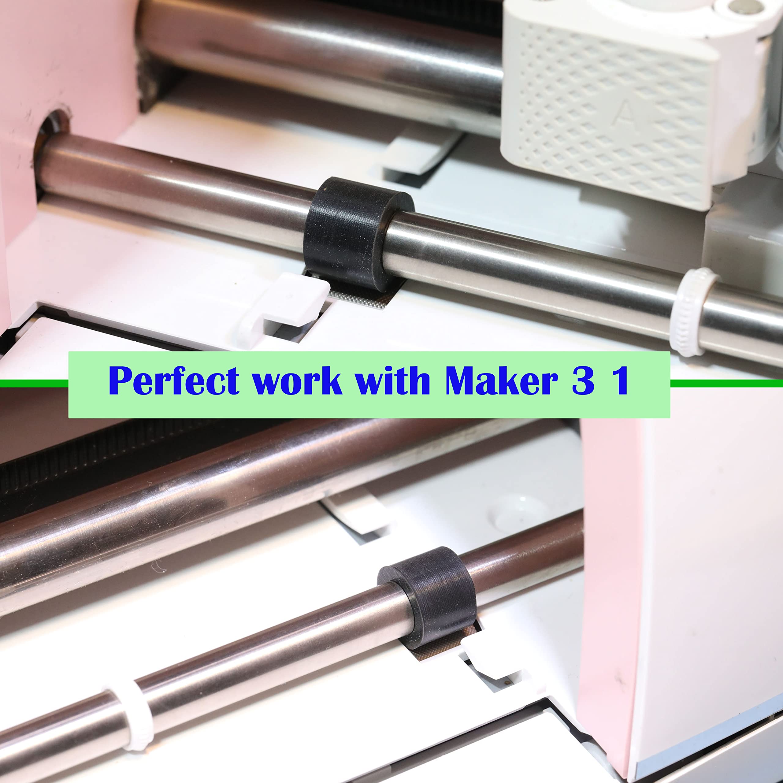 Replacement Rubber Roller for Cricut Maker 3, Maker & Explore Air 2 - Compatible with 1 Series - Perfect for DIY Crafts, Vinyl Cutting, and Scrapbooking Projects