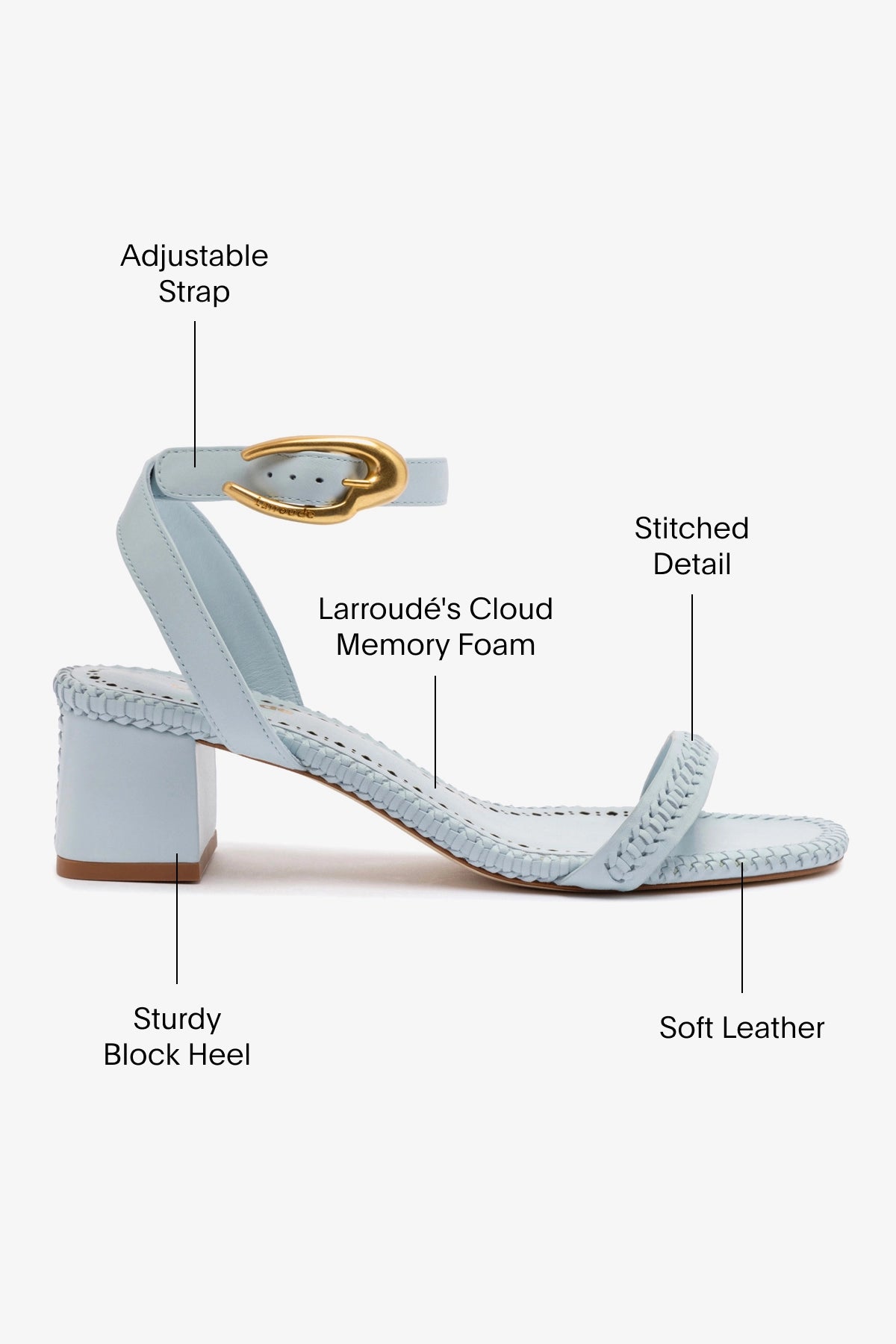 Verona Block Heel Sandals in Genuine Maya Leather | Comfortable & Stylish Women's Shoes for Casual Outings & Summer Weddings