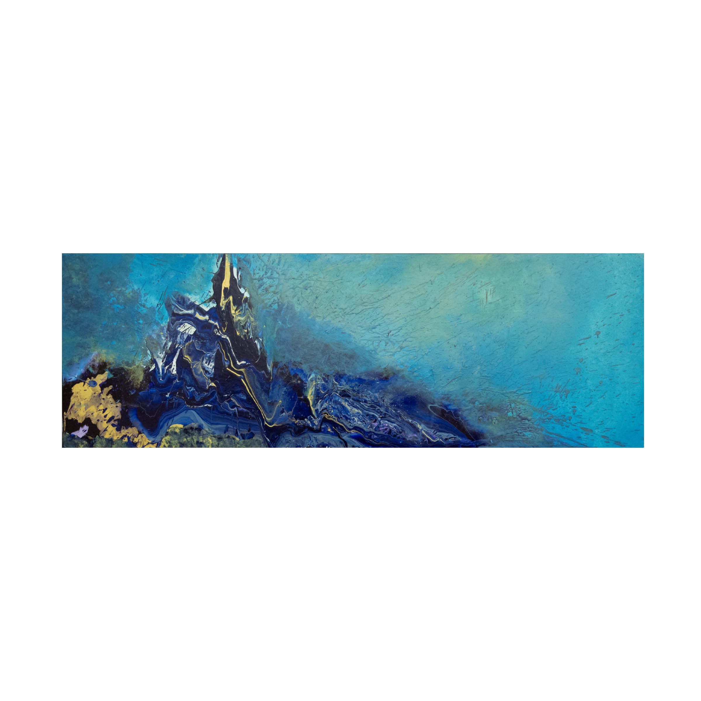 Trademark Fine Art 'Into the Mist' Canvas Wall Art Print by Aleta Pippin - Nature Landscape Painting for Living Room, Bedroom & Office Decor