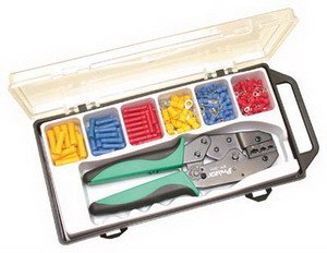 Eclipse Tools Crimp Kit Terminal - Professional Electrical Connector Set for Automotive & Marine Wiring - Perfect for DIY Repairs, RV, and Boat Electrical Projects