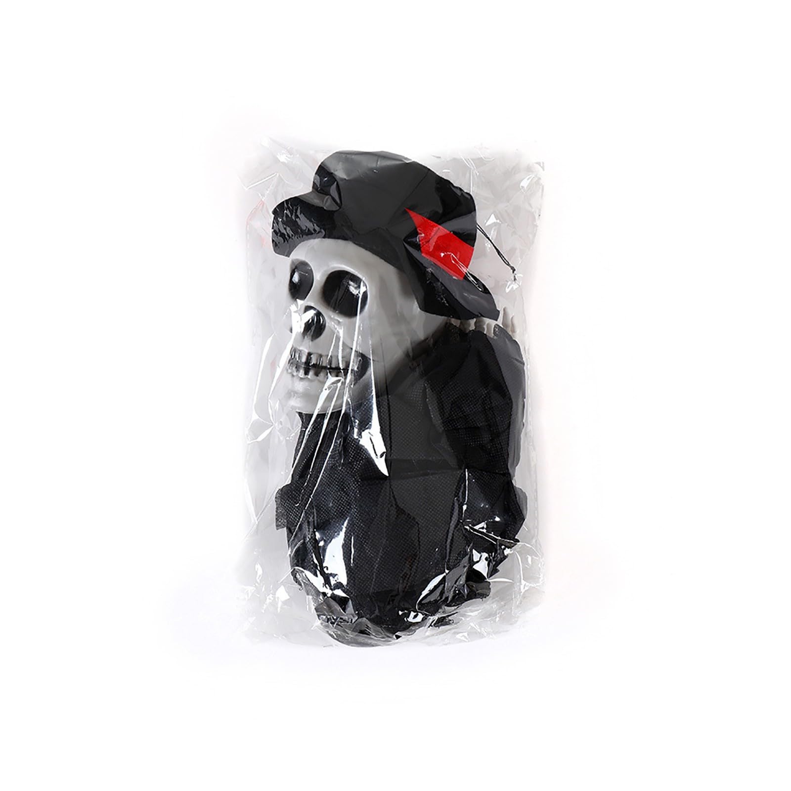 Zewuai Halloween Skeleton Hanging Decor - Hooded Scary Skeleton for Haunted House, Party & Yard Decoration - Spooky Wall Hanging Tapestry Under $3 - Perfect for Halloween Parties, Home Haunt & Outdoor Decor