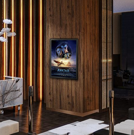27 x 41 Movie Poster Frame - Classic Metal Swing Open Display with 5 Finish Options | Perfect for Home Theater, Cinema Decor & Collectible Artwork Display