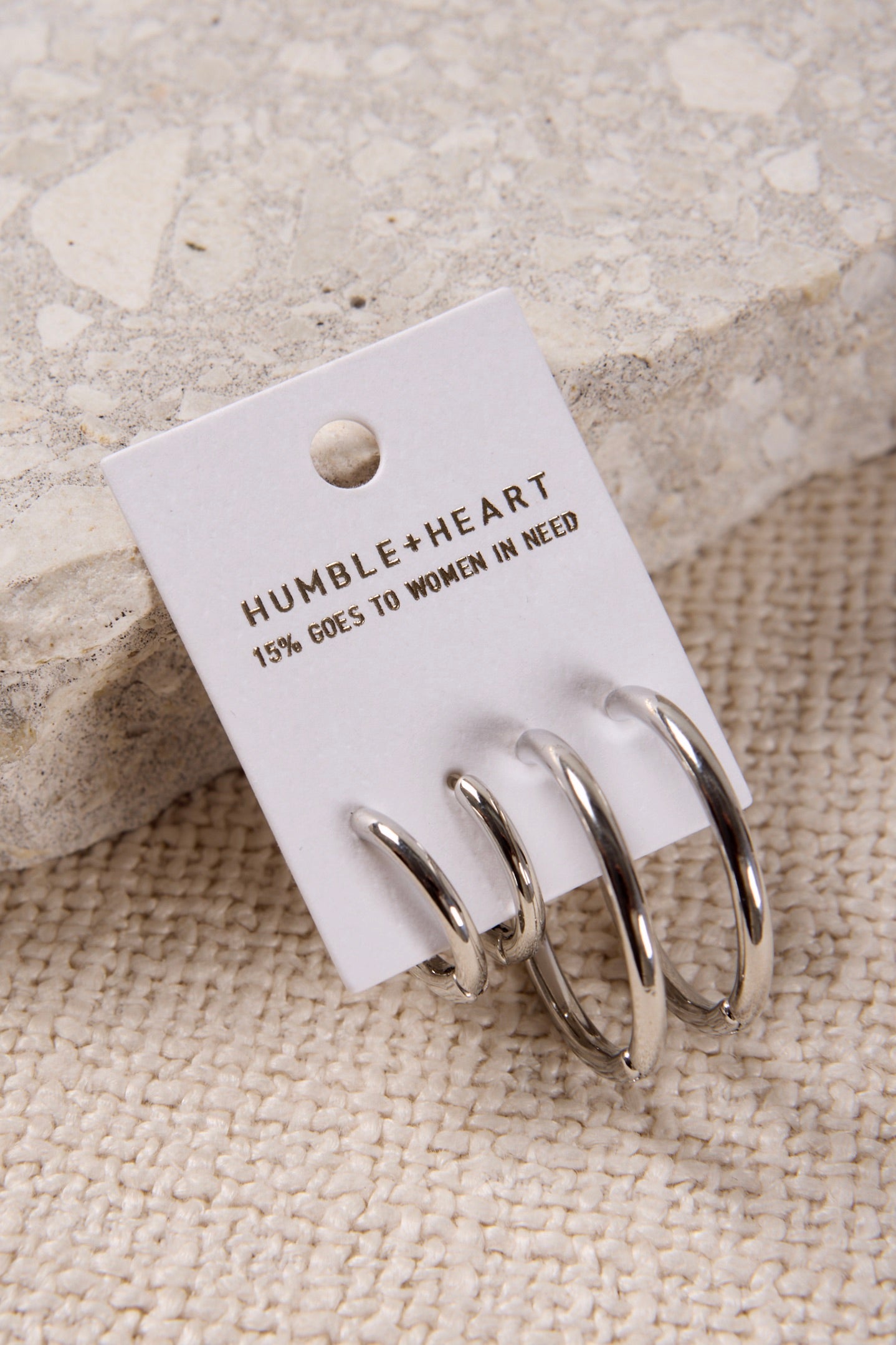 Rhodium Plated Hoop Earrings for Women - Elegant & Hypoallergenic Jewelry for Everyday Wear, Parties & Special Occasions