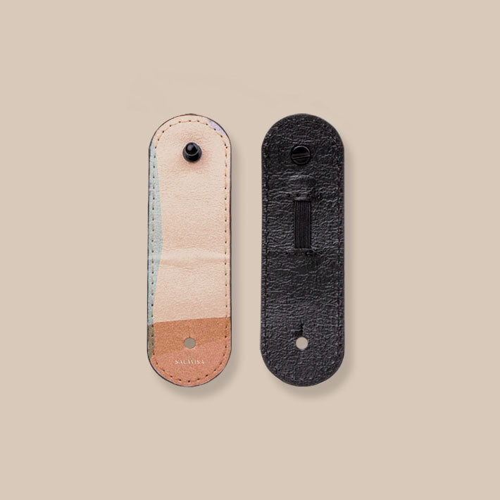Eco-Friendly Neutral Layers Cord Wrap - Sustainable Cable Management for Home & Office Organization | Perfect for Wires, Cables, and Electronic Accessories
