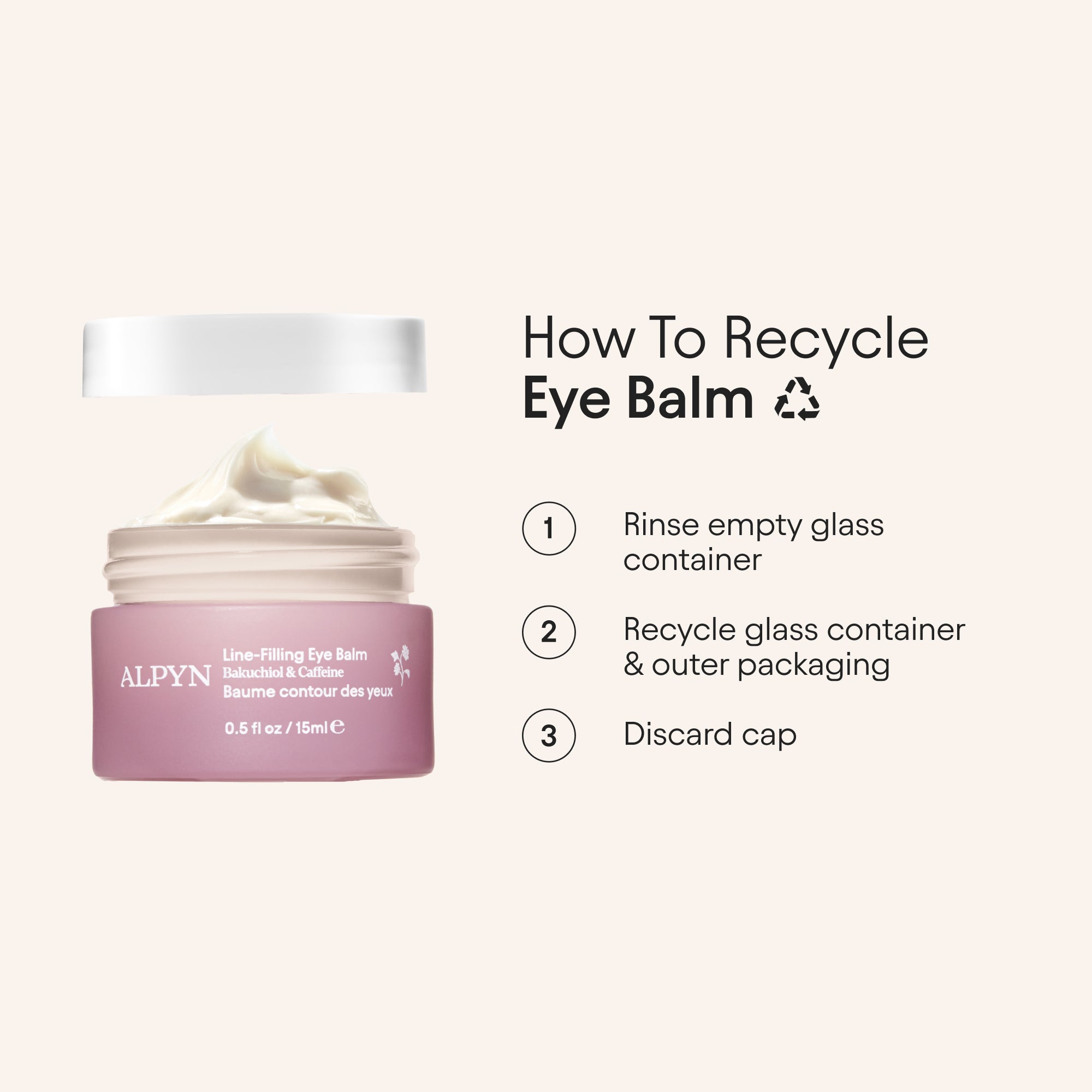 Line Filling Eye Balm - Anti-Aging Under Eye Cream for Dark Circles & Puffiness - Hydrating & Brightening Treatment for Wrinkles & Fine Lines - Perfect for Night Routine & Travel Skincare