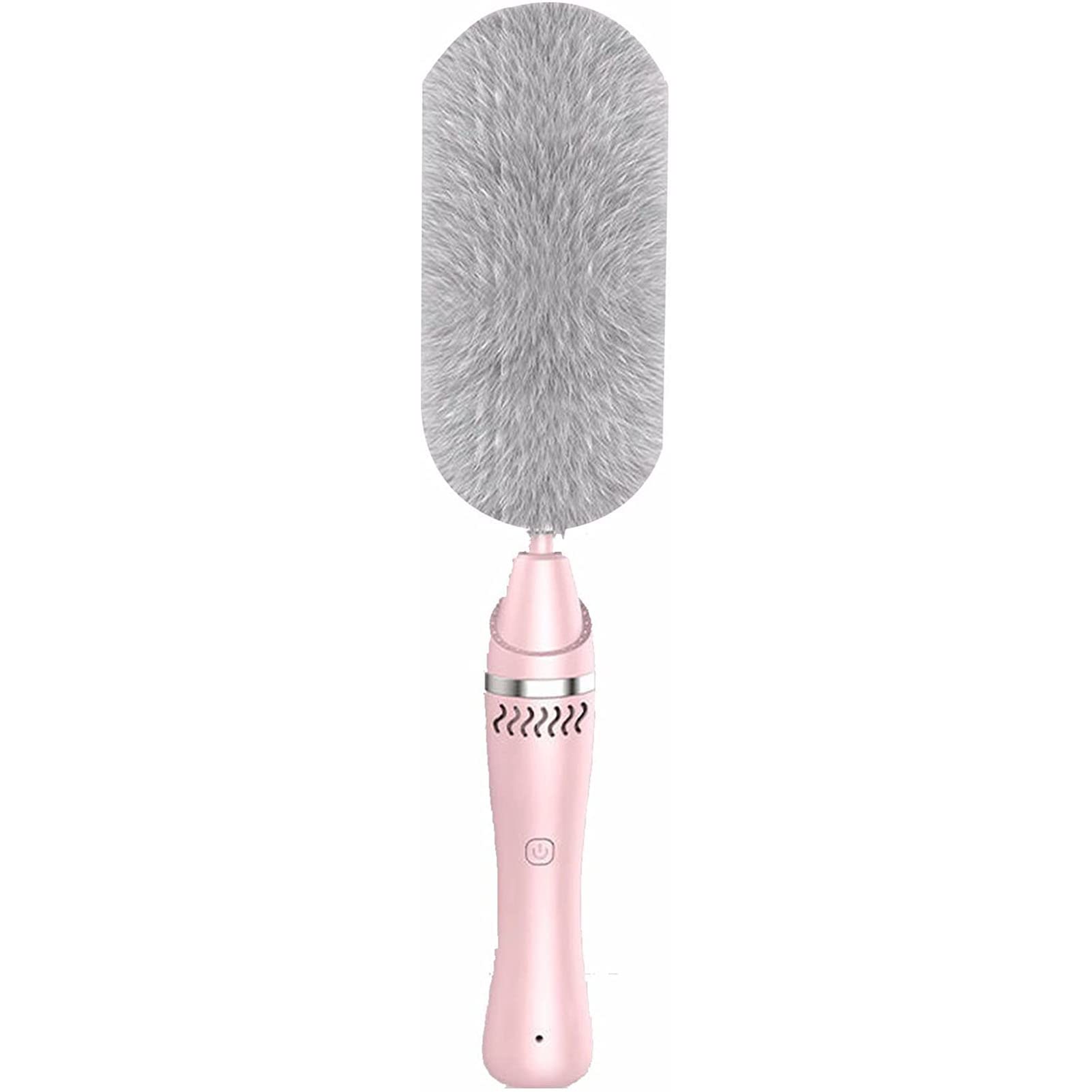 USB Rechargeable Electric Duster Vacuum Cleaner - Adjustable Feather Spin Dust Brush with Extendable Pole, Washable & Lightweight for Furniture, Corners, Walls (Pink) | Perfect for Home Cleaning, Pet Hair Removal & Hard-to-Reach Areas