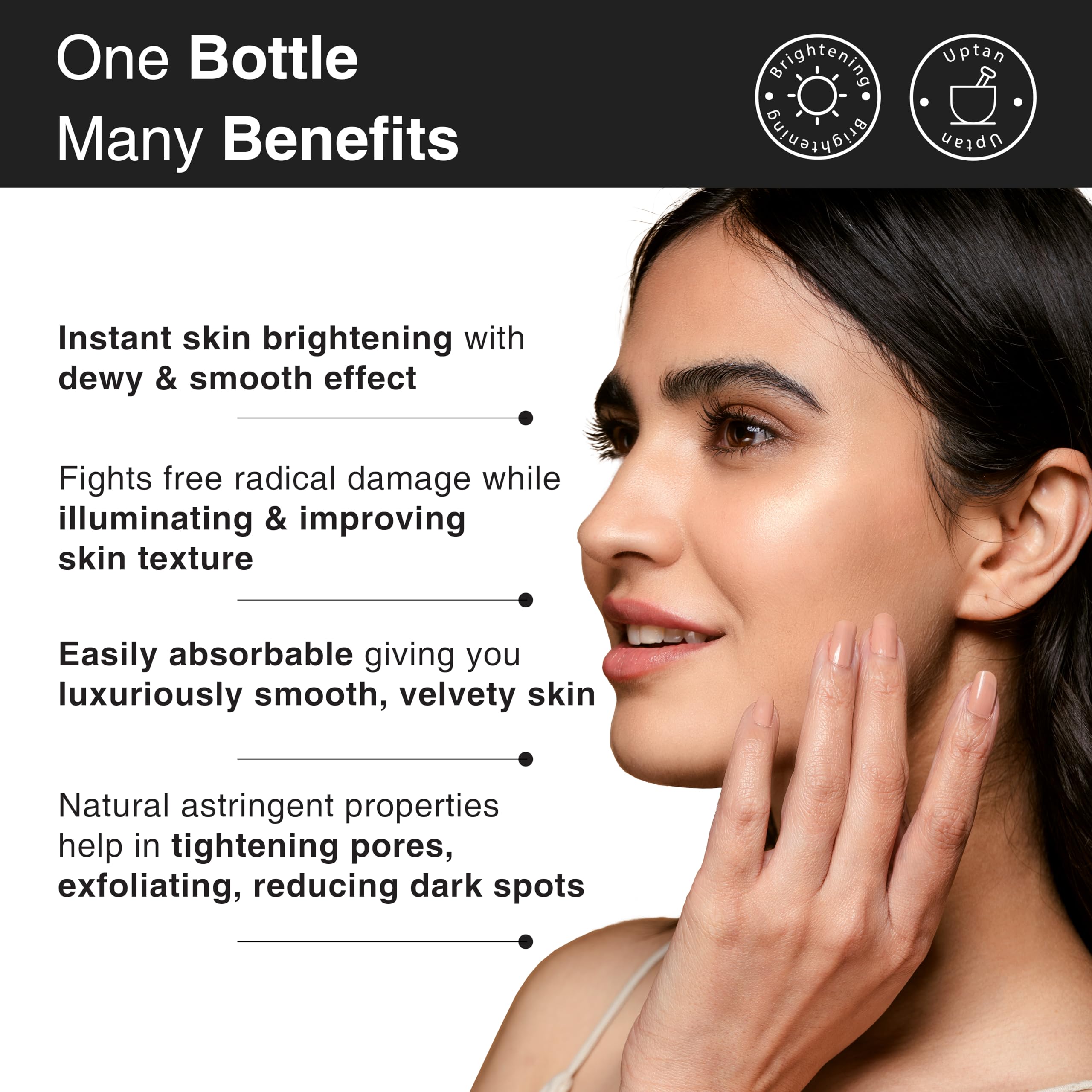 Soulflower 20% Vitamin C Face Serum for Glowing Skin - Dark Spot Corrector & Pigmentation Treatment with Kakadu Plum, Lemon, Succinic Acid & Vitamin E - 30X Vitamin C Booster Formula (20ml) - Perfect for Daily Skincare Routine & Anti-Aging Care