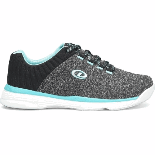 Dexter Women's Elin Grey/Teal Bowling Shoes - Comfortable & Lightweight for Professional & Casual Bowling Games