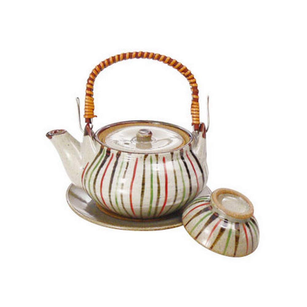 Premium Japanese Dobin Mushi Soup Pot & Teapot Set - Authentic Tokusa Style 10.8oz Clay Cookware - Made in Japan - Perfect for Traditional Soup, Tea Brewing & Hot Pot Cooking at Home