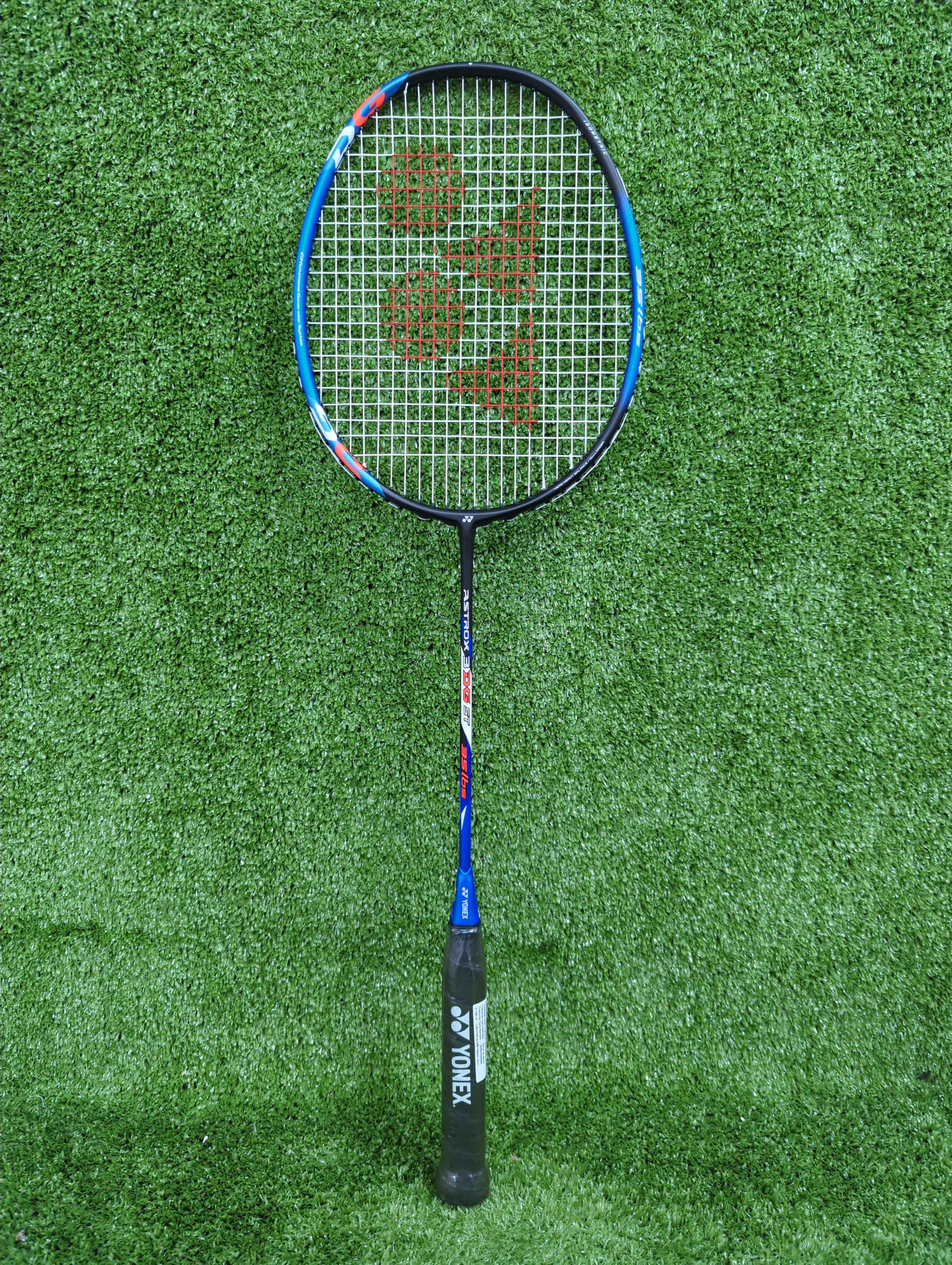 Yonex Astrox 3DG ST Black/Blue Prestrung Badminton Racket | High-Performance Carbon Graphite Shuttlecock Racquet | Made in Taiwan | Perfect for Professional Tournaments & Casual Play