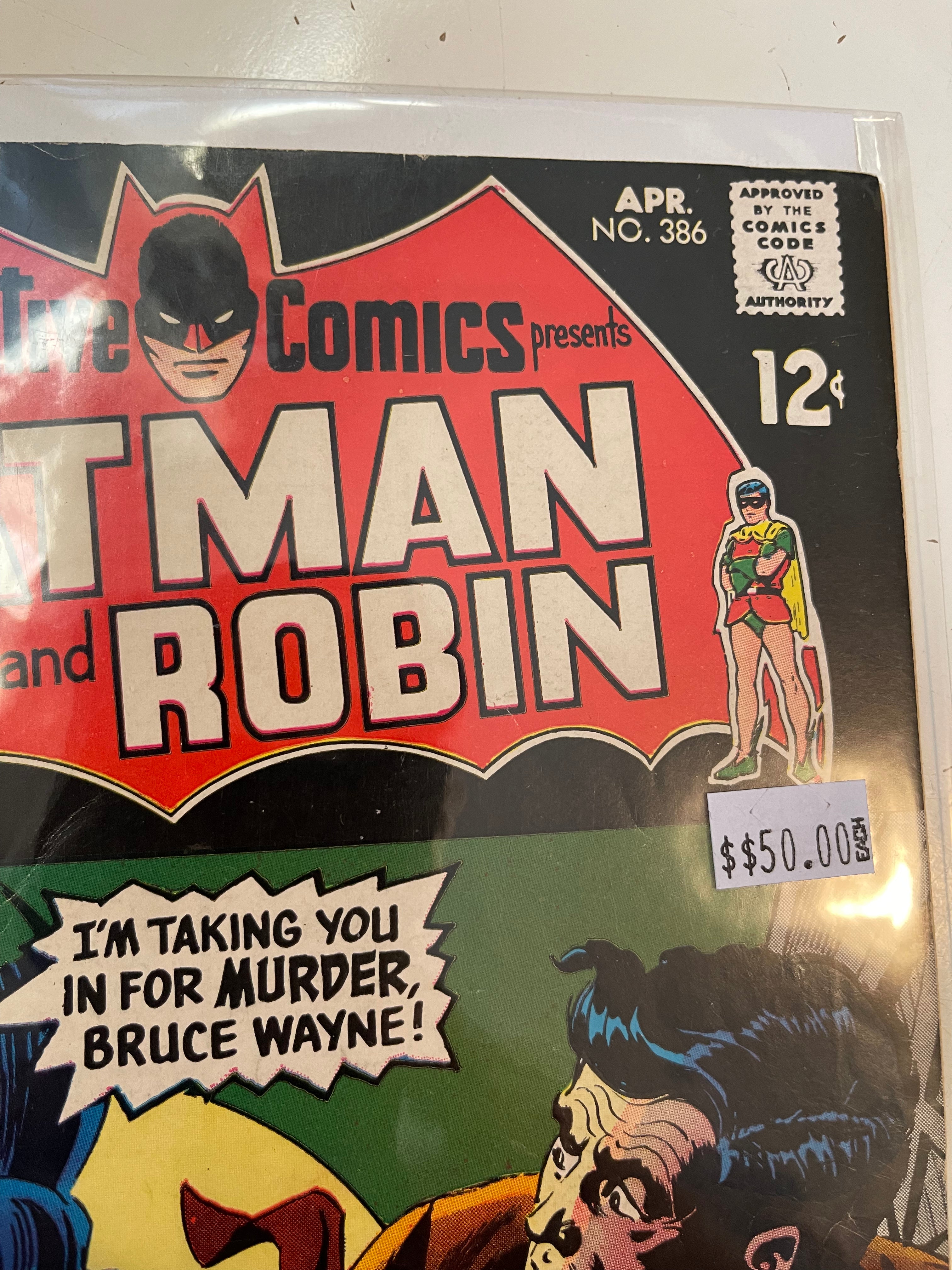 Vintage Batman #386 Comic Book - VF (Very Fine) Condition - Collectible DC Superhero Graphic Novel for Fans & Collectors - Perfect for Display, Gifts, and Investment