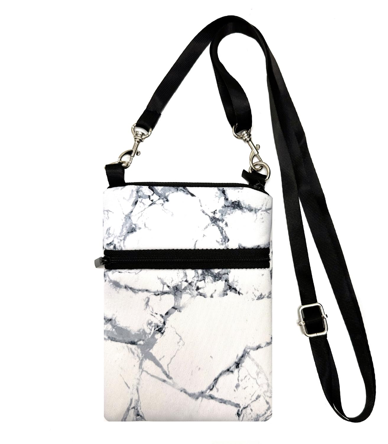 Wanty Small Crossbody Phone Bag for Women - Stylish Cell Phone Purse with Adjustable Shoulder Strap, RFID Blocking Smartphone Wallet (White) - Perfect for Travel, Shopping, and Everyday Use