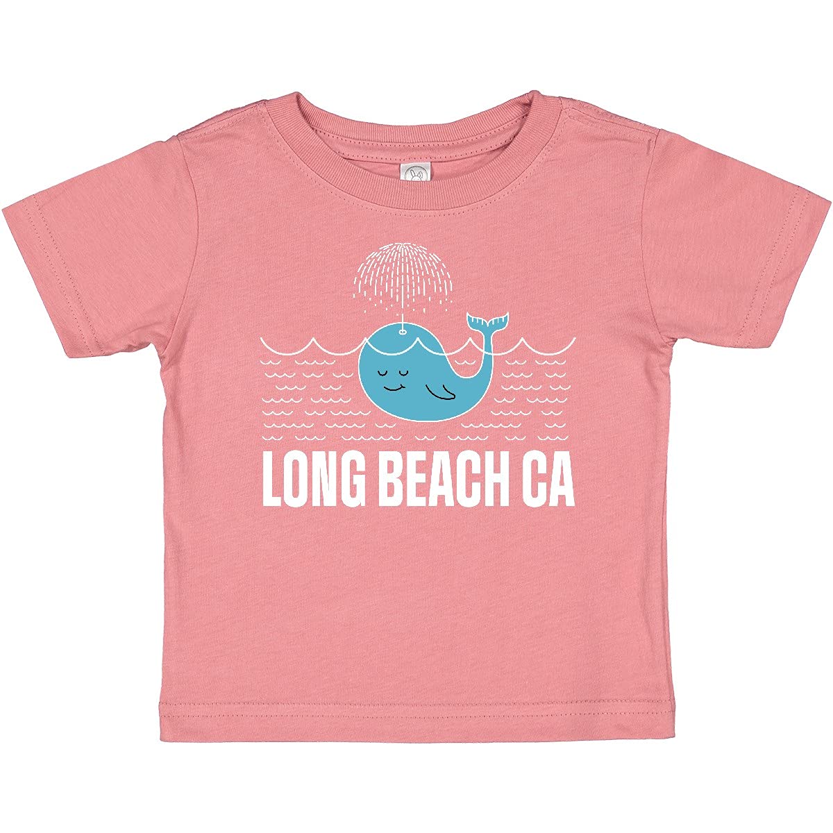 Inktastic Long Beach California Vacation Baby T-Shirt - Cute Graphic Tee for Boys & Girls - Soft Cotton Toddler Shirt - Perfect for Beach Trips, Family Vacations & Summer Outfits
