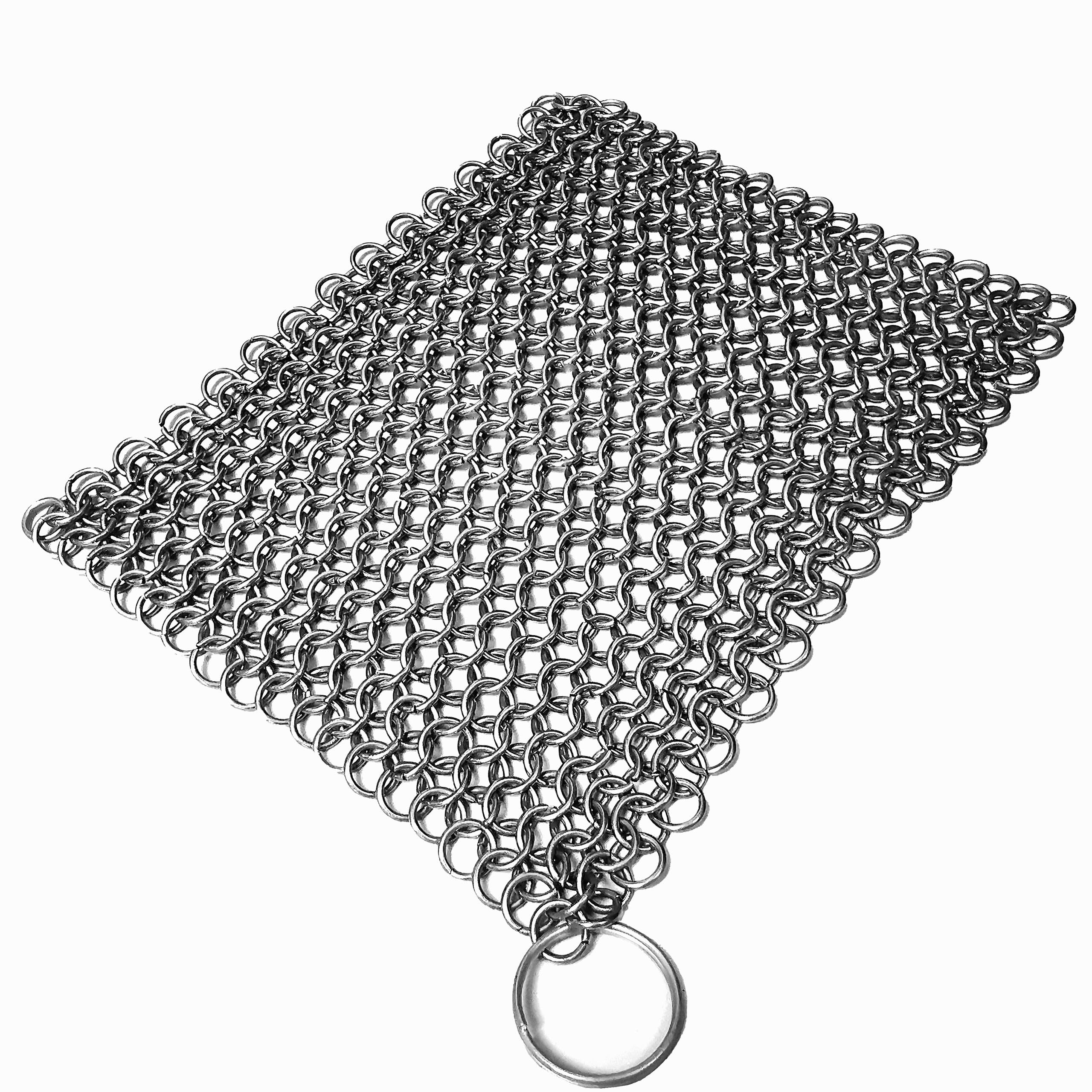 Premium 316L Stainless Steel Chainmail Scrubber Cleaner 7.8