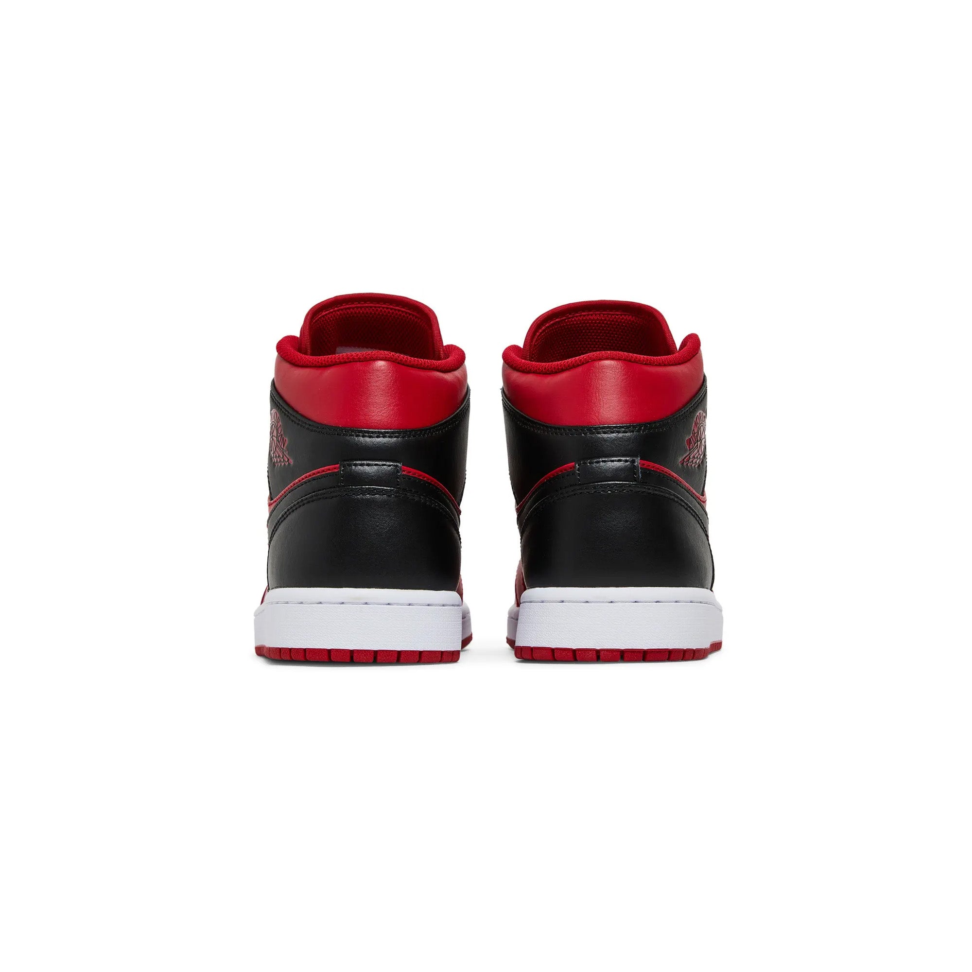 Air Jordan 1 Mid 'Reverse Bred' Basketball Shoes - Men's High-Top Sneakers for Casual Wear & Street Style | Perfect for Basketball, Gym & Everyday Fashion