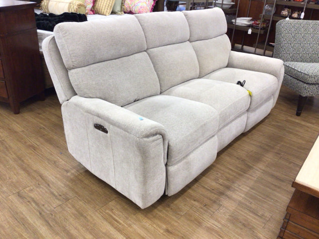 Baers Furniture Fabric Power Reclining Sofa - Comfortable Electric Recliner Couch with USB Charging - Perfect for Living Room, Home Theater & Family Relaxation