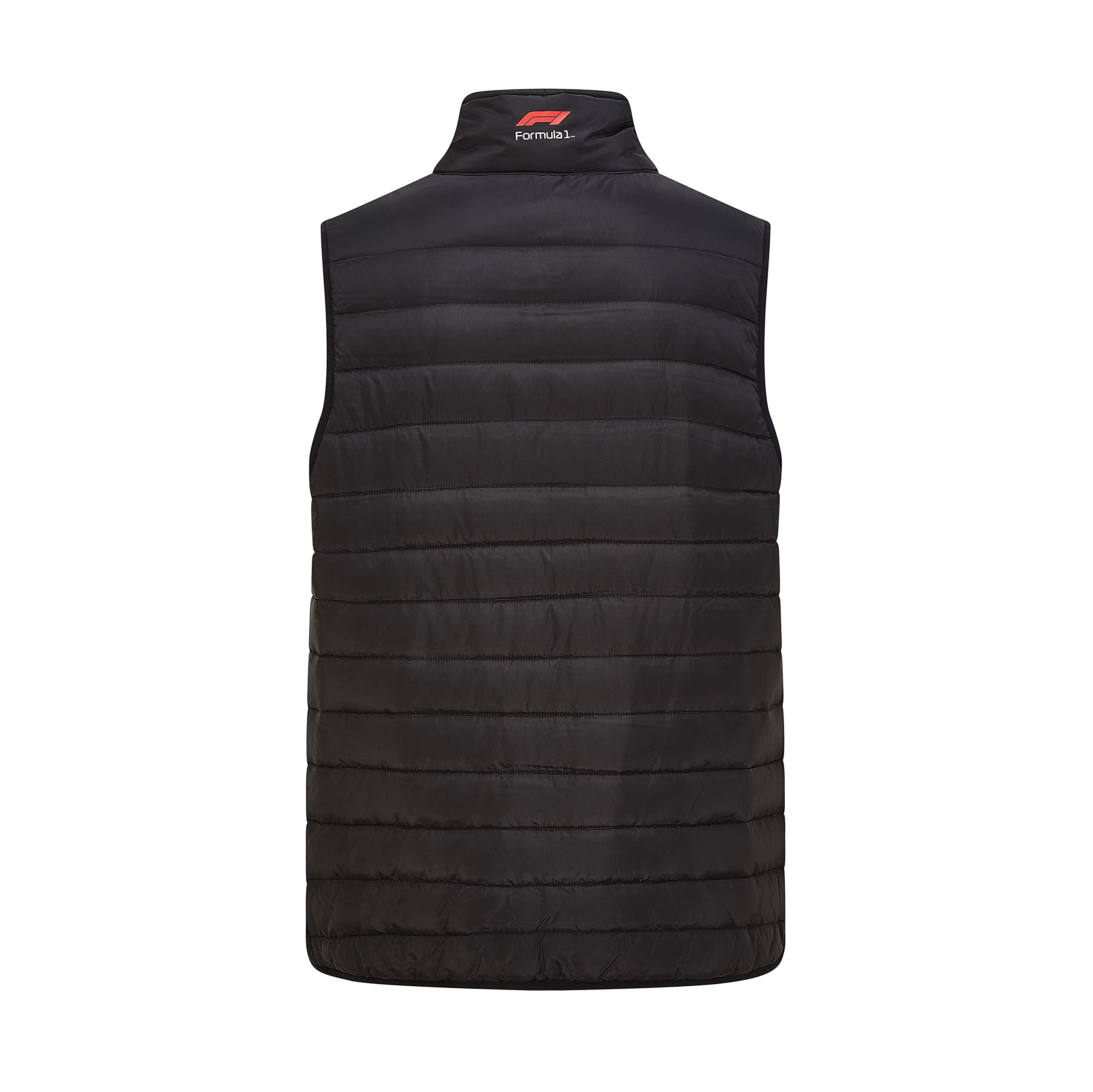 Formula 1 Racing Padded Full Zip Vest for Men - Lightweight Insulated Jacket for Outdoor Sports & Casual Wear | Perfect for F1 Fans, Motorcycle Riding & Winter Layering