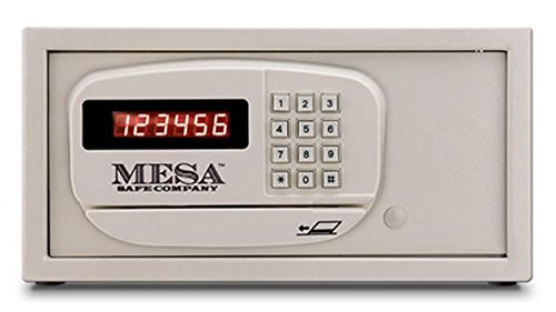 MH101E-WHT-KA White Electronic Hotel Safe with Digital Keypad - Perfect for Hotels, Motels, Vacation Rentals & Home Security