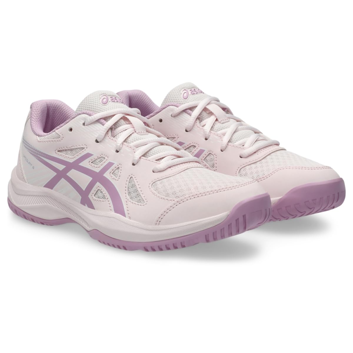 ASICS Upcourt 6 Volleyball Shoes for Kids - Lightweight & Non-Marking Court Sneakers for School Sports & Indoor Play