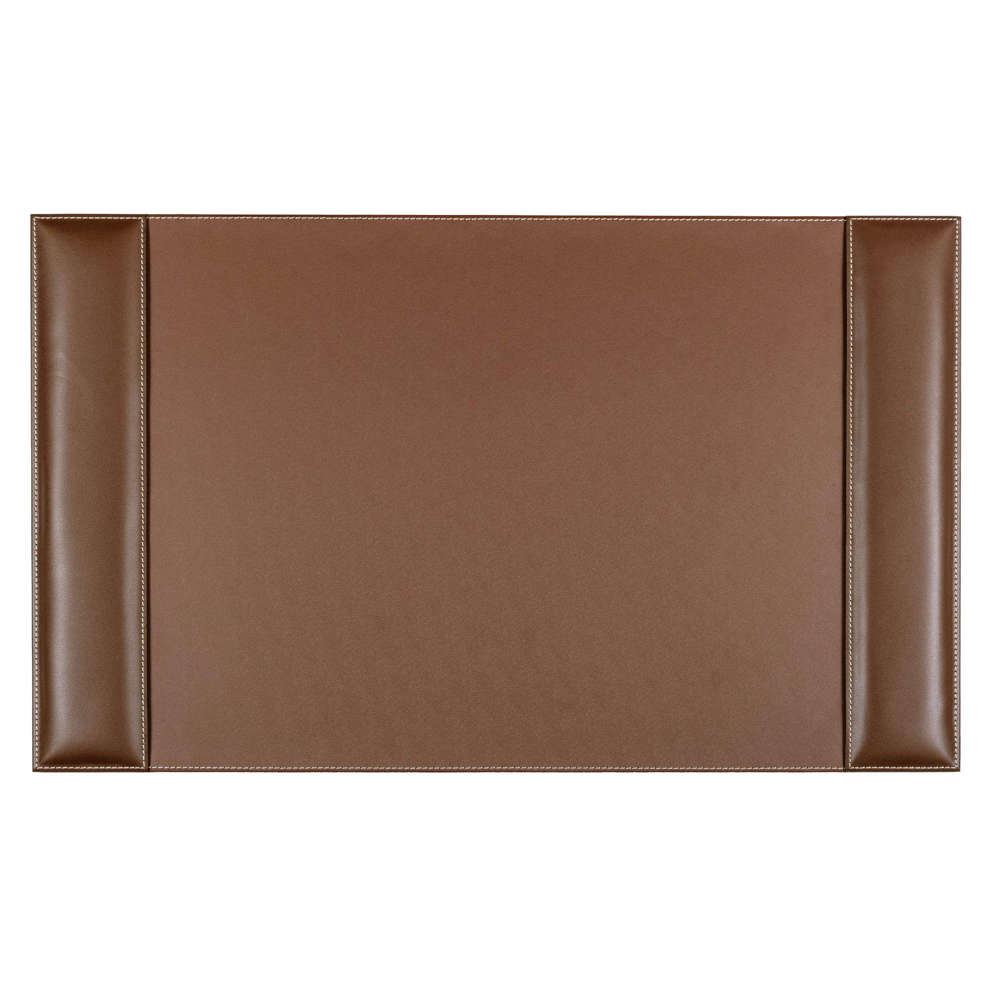 Dacasso Leather Desk Calendar Pad - 34 x 20 Inches, Rustic Brown Leather Planner for Office & Home - Perfect for Scheduling, Organizing & Productivity (Home Office, Executive Desk, Gift Idea)