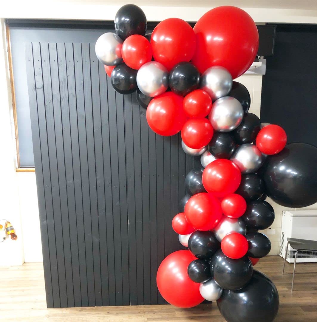 25 Pack 10 Inch Red Balloons for Party Decorations - Valentine's Day, Birthday, Wedding, Baby Shower, Graduation, Anniversary & Proposal - Perfect for Red Theme Parties & Special Events