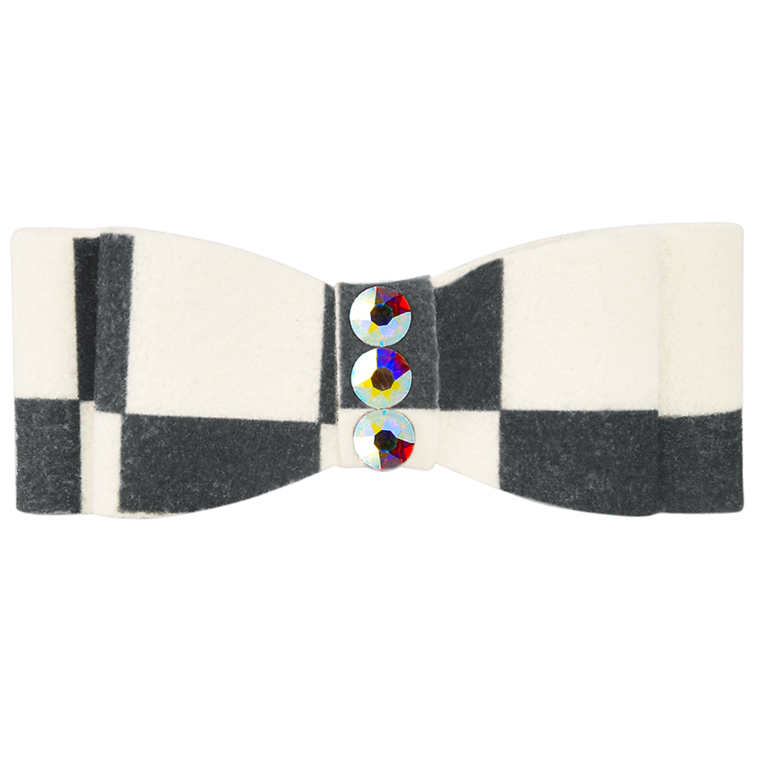 Windsor Check Plain Hair Bow for Women & Girls - Classic Plaid Hair Accessory for Parties, Weddings & Everyday Style